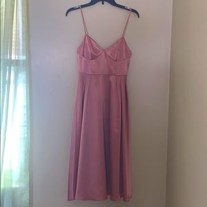 H&M Mauve Satin Party dress